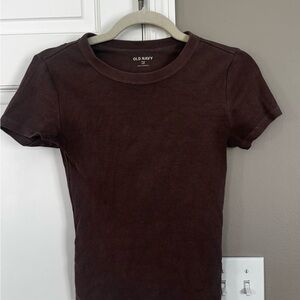 Old Navy Chocolate Brown Tee